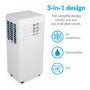 GRADE A2 - electriQ 12000 BTU Portable Air Conditioner for rooms up to 30 sqm