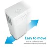 GRADE A3 - electriQ 12000 BTU Portable Air Conditioner for rooms up to 30 sqm