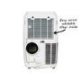 GRADE A1 - electriQ 12000 BTU Portable Air Conditioner for rooms up to 30 sqm