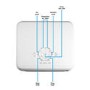 GRADE A2 - electriQ 12000 BTU Portable Air Conditioner for rooms up to 30 sqm