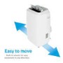 GRADE A2 - electriQ 12000 BTU SMART WIFI App-controllable  Portable Air Conditioner with heatpump for rooms up to 30 sqm - Alexa Enabled