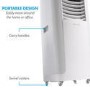 electriQ 14000 BTU Smart Portable Air Conditioner with Heat Pump
