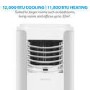 Refurbished electriQ 12000 BTU Portable Air Conditioner with Heating Function