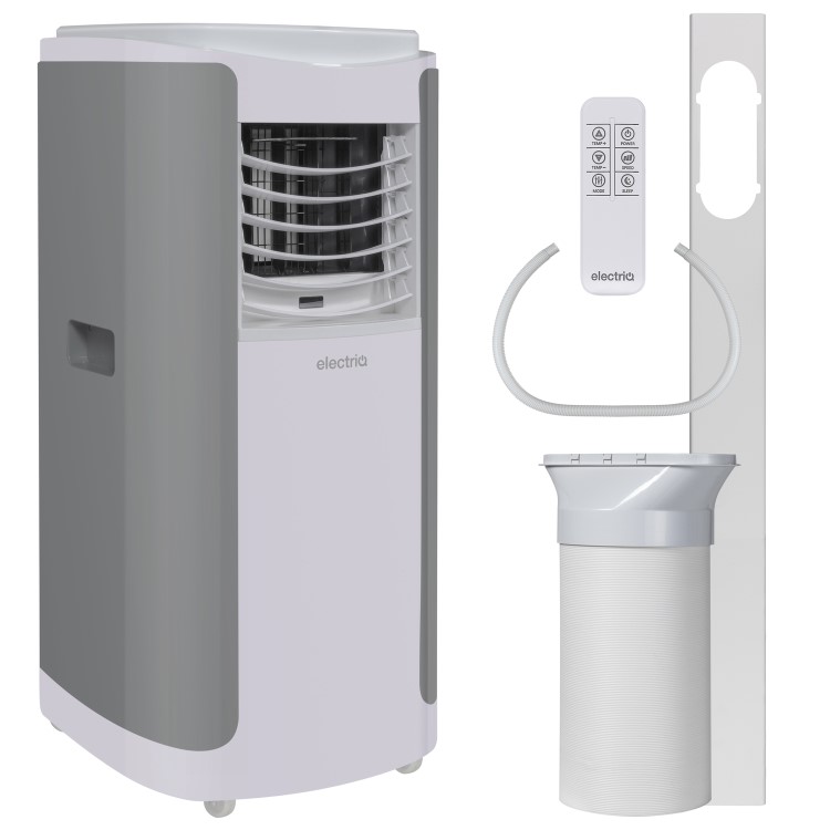 electriQ 14000 BTU Smart Portable Air Conditioner with Heat Pump