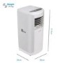 electriQ 14000 BTU Smart Portable Air Conditioner with Heat Pump