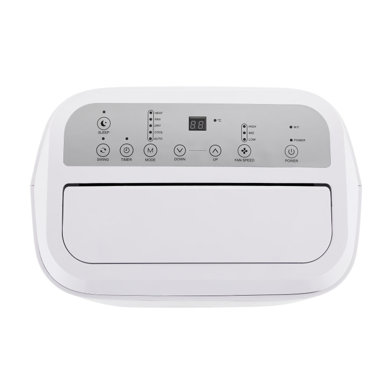 GRADE A1 - electriQ 16000 BTU 4.6 Kw Portable Air Conditioner with Heat Pump up to 42 sq mt.