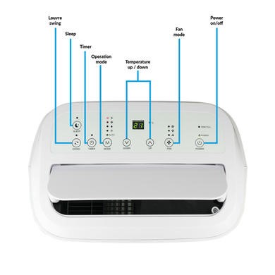 Grade A2 Electriq 16000 Btu 4 6 Kw Portable Air Conditioner With Heat Pump Up To 42 Sqm From Aircon Direct - Electriq Smart 12 Hp 10000 Btu Wall Mounted Heat Pump Air Conditioner Grade A2 Electriq 16000 Btu 4 6 Kw Portable Air Conditioner With Heat Pump Up To 42 Sqm From Aircon Direct - Electriq Smart 12 Hp 10000 Btu Wall Mounted Heat Pump Air Conditioner