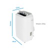 electriQ 18000 BTU Portable Air Conditioner with Heat Pump