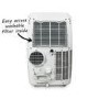 GRADE A2 - electriQ 18000 BTU 5.2kW Portable Air Conditioner with Heat Pump for Rooms up to 46 sqmt
