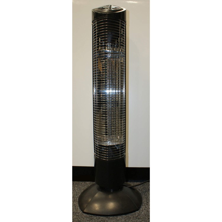Provic P2000 900w Halogen Tower Heater with Remote IP55 Rated