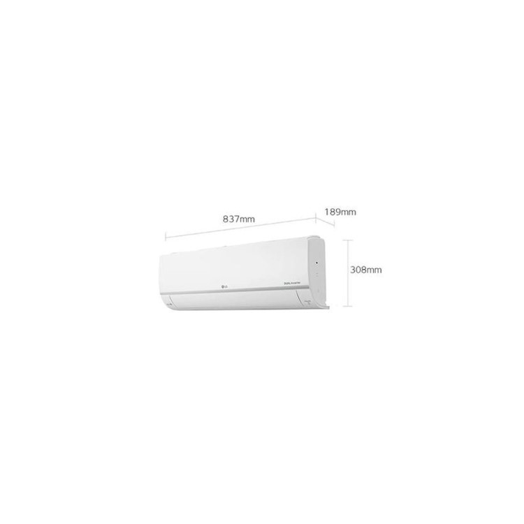 LG DualCool 9000 BTU WiFi Smart DC Inverter Wall Split Air Conditioner with Heat Pump