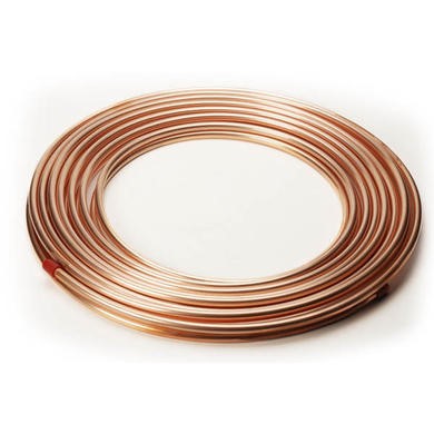 Refurbished electriQ 25M Copper 2 Pipes Roll kit for Split Air Conditioners diameter 3/8 inch and 5/8 inch 9.52mm /15.9