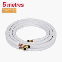 electriQ 5m Pipe for 9000 & 12000 BTU Air Conditioners 1/4 inch 3/8 inch 6.35mm/9.52mm