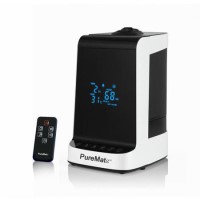 GRADE A1 - Puremate PM906 Ultrasonic Cool & Warm Mist Humidifier with Ioniser - Great for rooms up to 40sqm