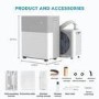 Midea Portasplit 8000 BTU A++ Smart Inverter Portable Air Conditioner &ndash; Hose-Free Cooling