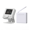 RFST-W electriQ Smart WiFi RF Wireless Thermostat with Receiver for Boilers - Alexa & Google Home