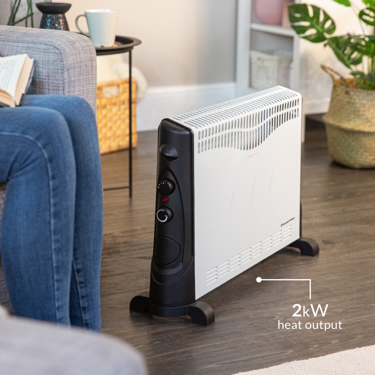Russell Hobbs 2KW Convector Heater  with Adjustable Thermostat