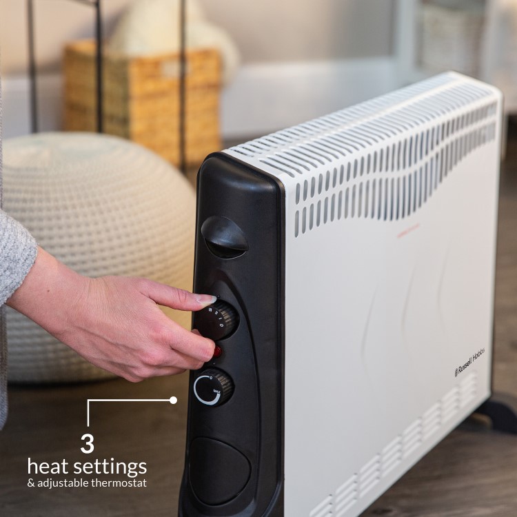 Russell Hobbs 2KW Convector Heater  with Adjustable Thermostat