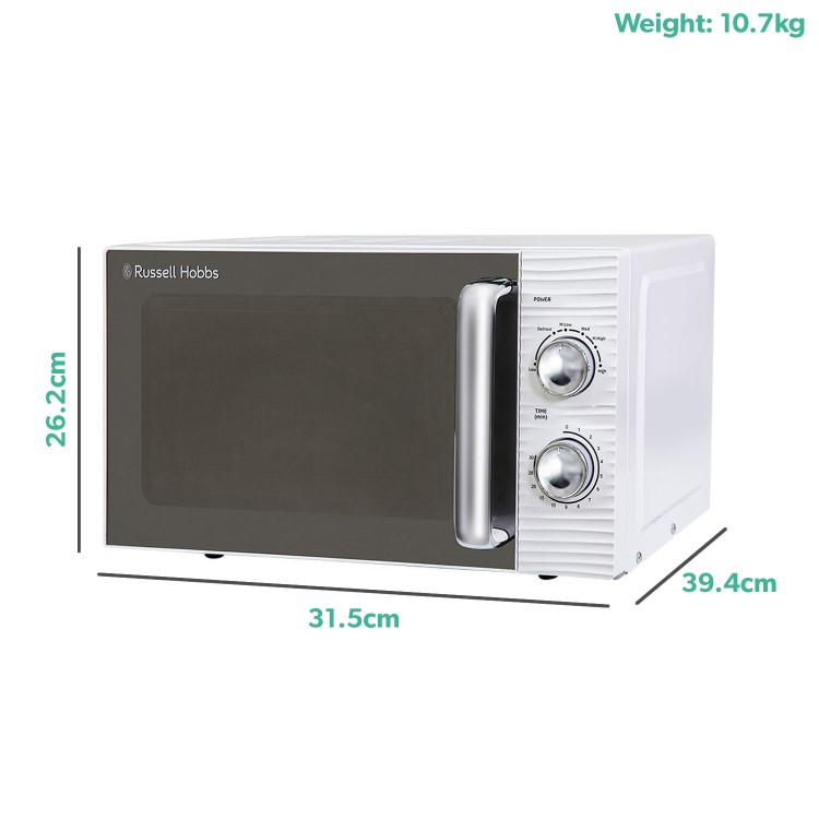 Refurbished Russell Hobbs RHM1731 Inspire 17L Microwave Oven - White