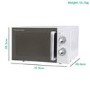 Refurbished Russell Hobbs RHM1731 Inspire 17L Microwave Oven - White