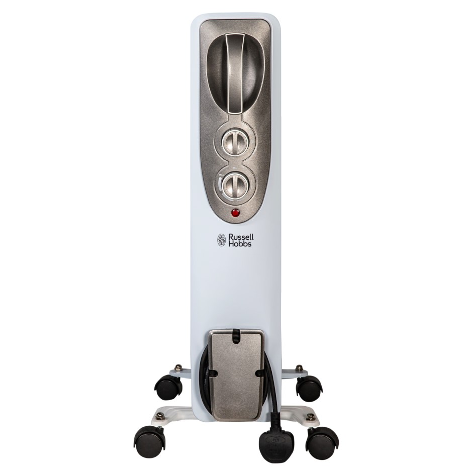 Buy Russell Hobbs 2KW 9 fin Oil Filled Radiator with 3 Heat Setting and