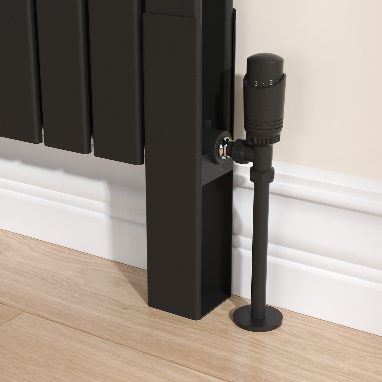 Feature Radiator Feet Buy Riace Black Designer Radiator Feet -Suitable for Flat Double Panel ...