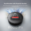 Roborock S8 Pro Ultra Robot Vacuum Cleaner with RockDock Ultra DuoRoller Brush and VibraRise 2.0 Mopping system 6000Pa - Black