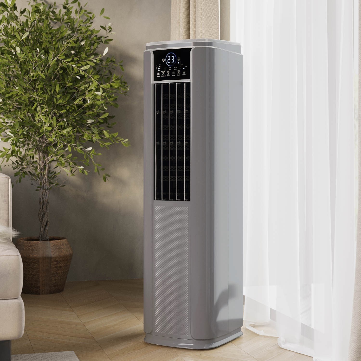 Buy electriQ SupremeCool 14000 BTU Quiet Smart Portable Air Conditioner