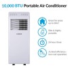 Refurbished Amcor SF12000 slimline portable Air Conditioner for rooms up to 28 sqm