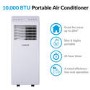 GRADE A2 - Amcor SF12000 slimline portable Air Conditioner for rooms up to 28 sqm