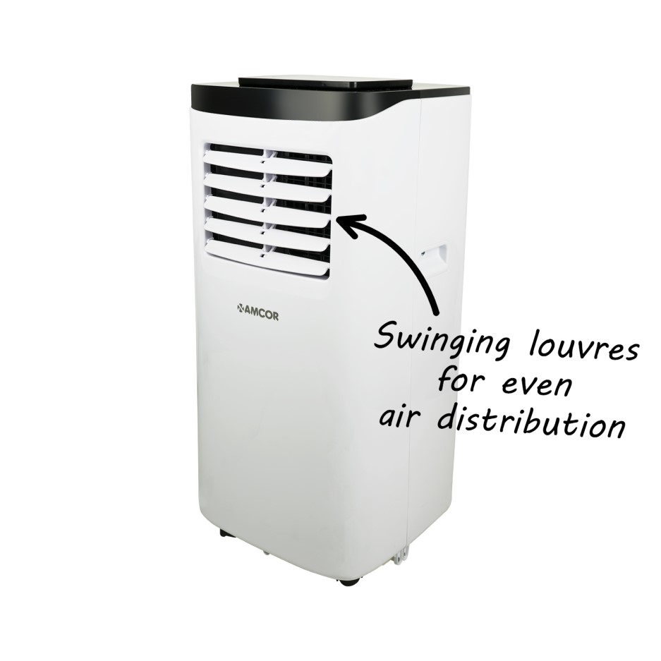 Buy GRADE A2 Amcor 7000 BTU Slim & Portable Air Conditioner for rooms