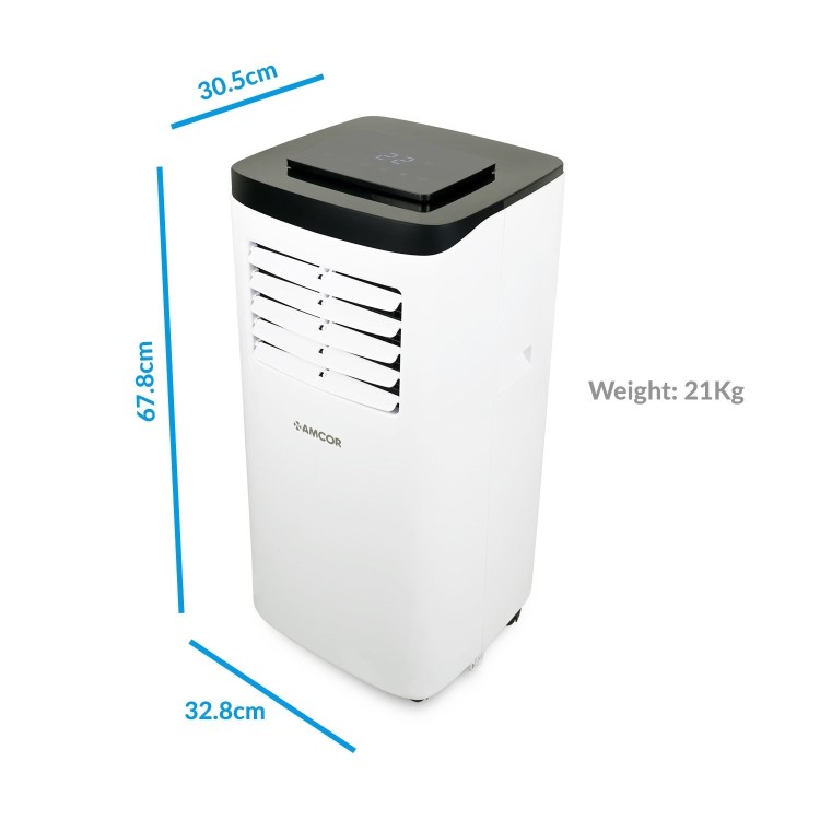 GRADE A2 - Amcor SF8000E Portable Air Conditioner for rooms up to 18 sqm