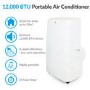 Refurbished electriQ 12000 BTU Quiet Portable Air Conditioner for rooms up to 30sqm