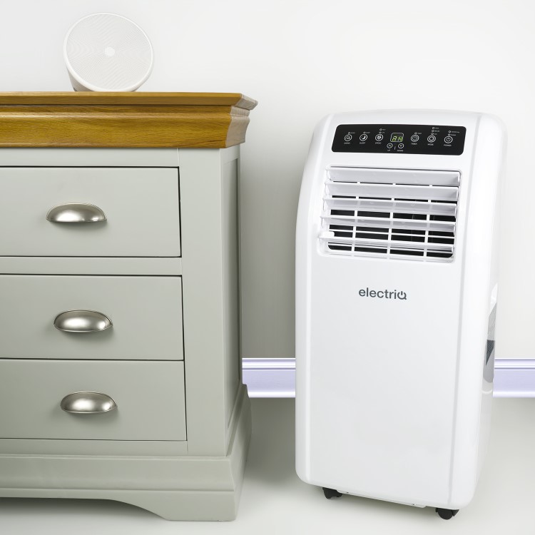 GRADE A2 - electriQ SILENT10 - 9000 BTU Quiet Air Conditioner for rooms up to  25 sqm