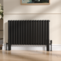 Sorrento Black Designer Radiator Feet -Suitable for Oval Double Panel Radiator