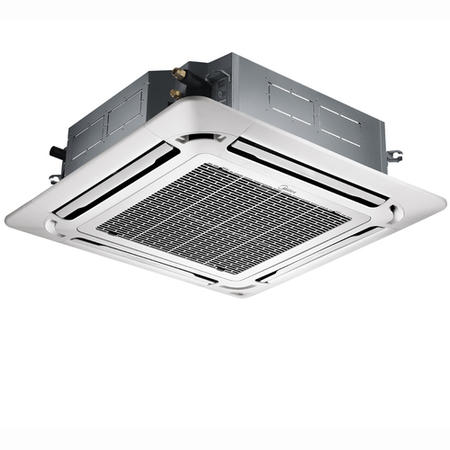 36000 BTU A++/A+ Super Slim Ceiling Cassette Air conditioner with heat pump and 5 years warranty