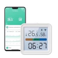 WiFi Temperature & Humidity Sensor - Premium Swiss Edition