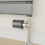 electriQ Smart Modern LCD TRV Thermostatic Radiator Valves Tuya Zigbee Version Anthracite