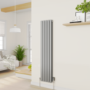 electriQ Smart Modern LCD TRV Thermostatic Radiator Valves Tuya Zigbee Version Anthracite