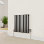 electriQ Smart Modern LCD TRV Thermostatic Radiator Valves Tuya Zigbee Version Anthracite