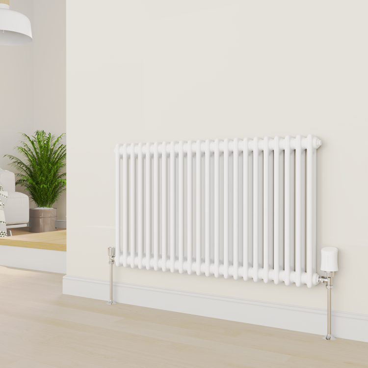 electriQ Modern LCD Smart TRV Thermostatic Radiator Valves Tuya Zigbee Version White