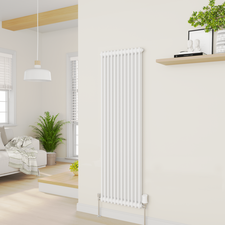 electriQ Modern LCD Smart TRV Thermostatic Radiator Valves Tuya Zigbee Version White