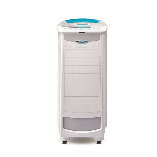 GRADE A1 - Symphony 9L Silver-I Evaporative Air Cooler with IPure PM 2.5 Air Purifier Technology