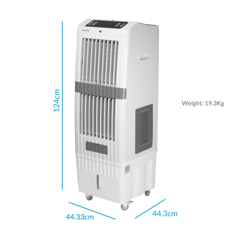 Refurbished electriQ Slim40i 40L Slim Evaporative Air Cooler and Antibacterial Air Purifier