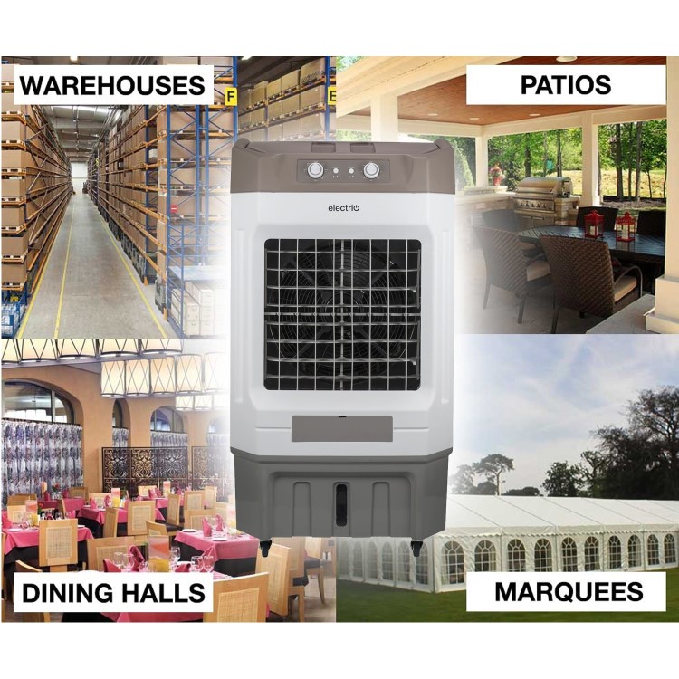 Refurbished electriQ Storm80E 80L Evaporative Air Cooler for areas up to 90 sqm