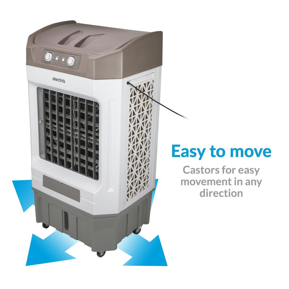 Buy electriQ Storm80E 80L Evaporative Air Cooler for areas up to 90 sqm
