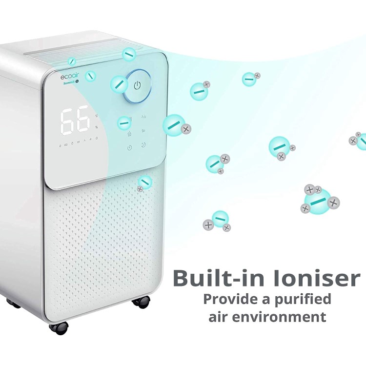 Ecoair Summit 12 Litre Dehumidifier with Sleep and Laundry Mode