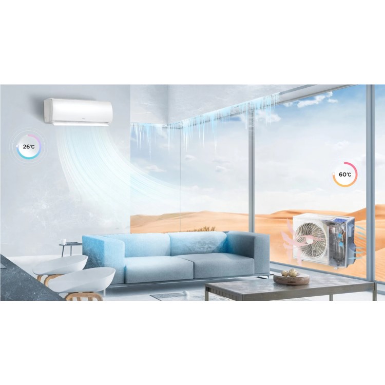 TCL 12000 BTU Smart A++ Wall Mounted Split Air Conditioner with Heat Pump 