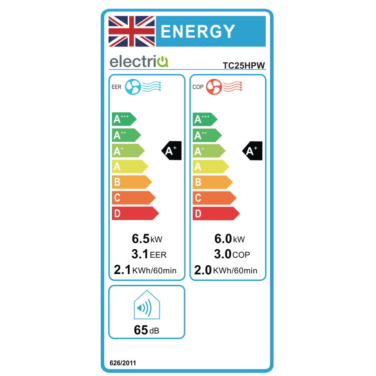 electriQ 22000 BTU Commercial Smart&nbsp;Portable AC Unit&nbsp;& Heater