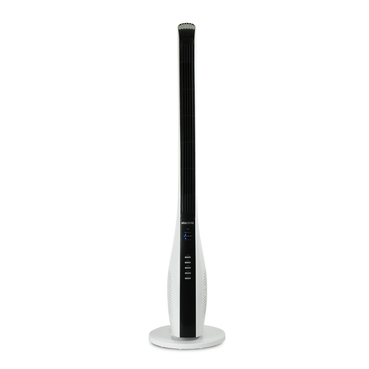 GRADE A2 - electriQ 44 Inch Tower Fan with Remote Control 3 Speed Settings Timer & Oscillation Functions
